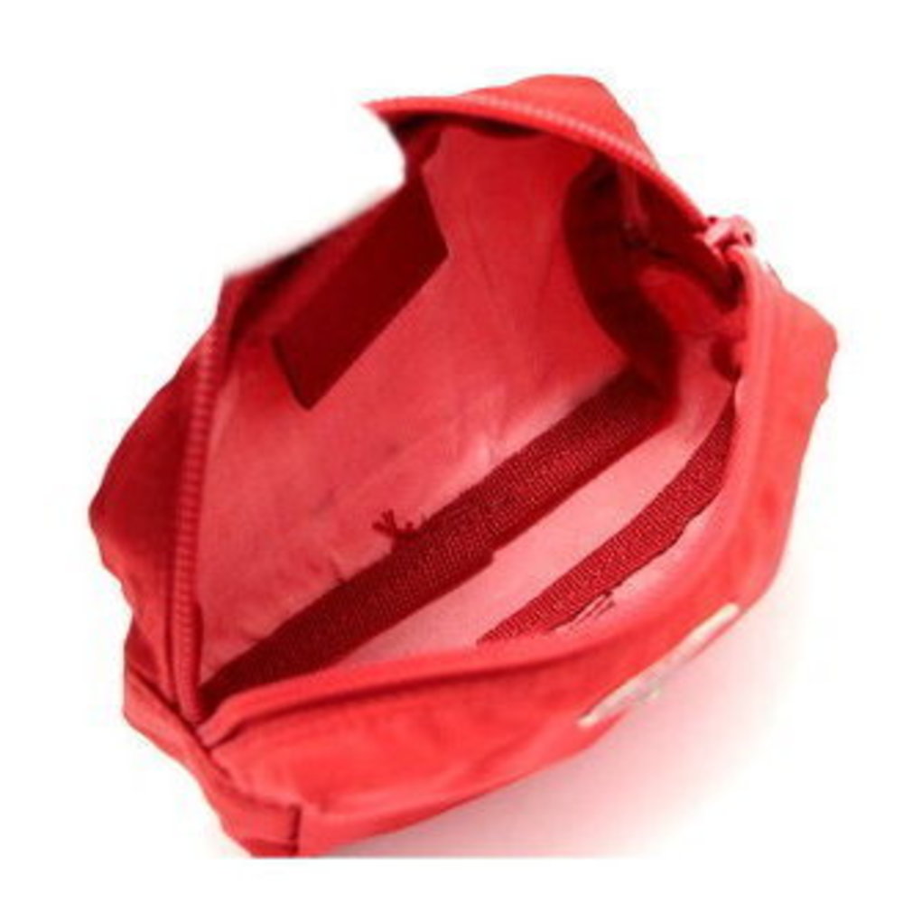 Prada Triangle Logo Mini Pouch Nylon Red - image 3